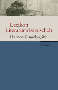 Lexikon Literaturwissenschaft : Hundert Grundbegriffe