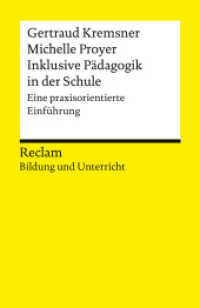 Inklusive Pädagogik in der Schule. Eine praxisorientierte Einführung. Reclam Bildung und Unterricht : Kremsner, Gertraud; Proyer, Michelle - 14297 - Originalausgabe (Reclams Universal-Bibliothek 14297) （Originalausgabe. 2024. 136 S. 2 Abb. 148 mm）
