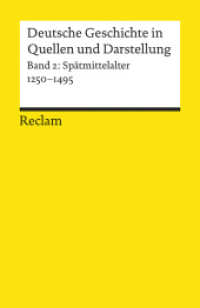 Deutsche Geschichte in Quellen und Darstellung Bd.2 : Epochen und Schriften; Bedeutsames der deutschen Geschichte - 17002 (Reclams Universal-Bibliothek 17002) （2000. 503 S. m. Abb. u. Ktn. 148 mm）