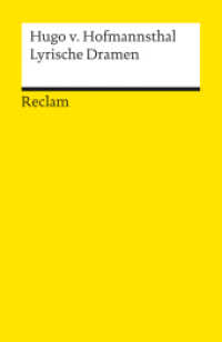 Lyrische Dramen (Reclams Universal-Bibliothek 18038)