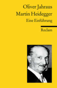 Martin Heidegger : Eine Einführung (Reclams Universal-Bibliothek 18279)