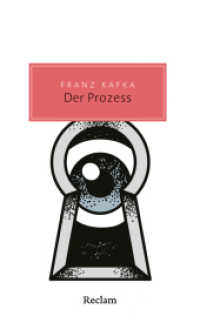 Der Prozess : Roman (Reclam Taschenbuch 20728) （2023. 266 S. 190 mm）