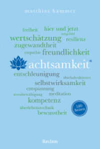Achtsamkeit. 100 Seiten : Entschleunigung und Gelassenheit als Kompetenz f&uuml;r die Zukunft (Reclam 100 Seiten 20796) （Originalausgabe. 2026. 100 S. Farbfotos. 170 mm）