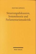 Steuerungsdiskussion, Systemtheorie und Parlamentarismuskritik -- Paperback / softback (German Language Edition)