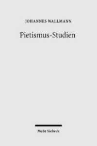 Pietismus-Studien : Gesammelte Aufsätze II (Gesammelte Aufsätze Tl.2) （2008. XIV, 408 S. 238 mm）