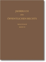 Jahrbuch des öffentlichen Rechts der Gegenwart, Neue Folge 〈Bd. 59〉