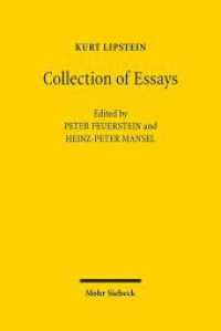 Collection of Essays （2014. XXVI, 738 S. 241 mm）