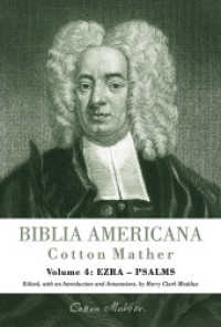 Biblia Americana Vol.4 : America's First Bible Commentary. A Synoptic Commentary on the Old and New Testaments. Volume 4: Ezra - Psalms. Ezra-Psalms （2014. XXIV, 865 S. 250 mm）
