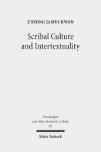 Scribal Culture and Intertextuality : Literary and Historical Relationships between Job and Deutero-Isaiah. Dissertationsschrift (Forschungen zum Alten Testament. 2. Reihe / FAT II 85) （2016. 306 S. 234 mm）
