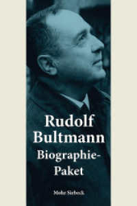 Bultmann-Paket, 2 Bde. : Konrad Hammann: Rudolf Bultmann - Eine Biographie. - Christof Landmesser: Bultmann Handbuch （2019. 1155 S. 232 mm）