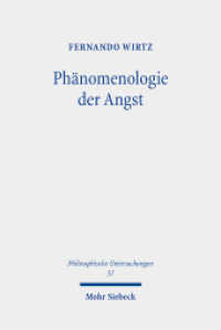 Phänomenologie der Angst : Symbolik und Mythologie bei F.W.J. Schelling und F. Creuzer. Dissertationsschrift (Philosophische Untersuchungen 57) （2022. XI, 320 S.）
