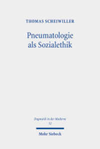 Pneumatologie als Sozialethik : Falk Wagners Theologie im Zeichen der Tauschlogik. Dissertationsschrift (Dogmatik in der Moderne / DoMo 52) （2024. XI, 464 S.）