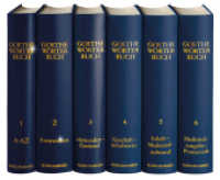 Goethe Wörterbuch, Band 1, Leinen : A - azurn (Goethe-Wörterbuch 1) （1978. 676 S. 335 mm）