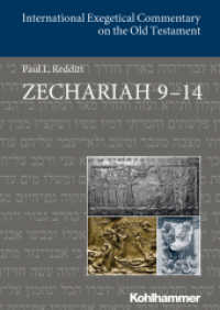 Zechariah 9-14 : English first edition (International Exegetical Commentary on the Old Testament (IECOT)) （2012. 168 S. 245 mm）