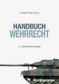 Handbuch Wehrrecht (Recht und Verwaltung) （2. Aufl. 2025. 300 S.）