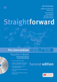 Straightforward, Pre-Intermediate (Second Edition). Straightforward Second Edition, m. 1 Beilage, m. 1 Beilage : Niveau A2-B1 （2018. 192 S. 299 mm）