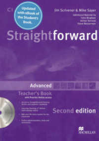 Straightforward, Advanced (Second Edition). Straightforward Second Edition, m. 1 Buch, m. 1 Beilage （2nd ed. 2017. 208 S. 299 mm）