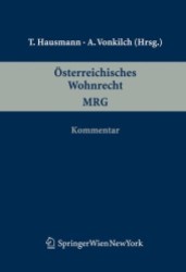 Österreichisches Wohnrecht, MRG, Kommentar （2007. XXV, 948 S. 23,5 cm）