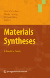 Materials Syntheses : Progress in Inorganic and Organic Synthesis