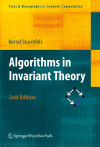 Algorithms in Invariant Theory (Texts and Monographs in Symbolic Computation) （2ND）