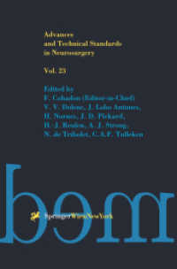 Advances and Technical Standards in Neurosurgery (Advances and Technical Standards in Neurosurgery) 〈023〉