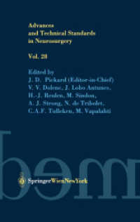 Advances and Technical Standards in Neurosurgery (Advances and Technical Standards in Neurosurgery) 〈28〉