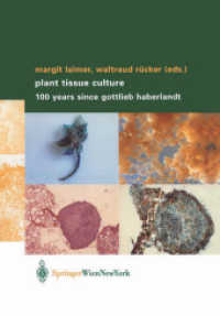 Plant Tissue Culture : 100 Years since Gottlieb Haberlandt