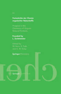 Fortschritte Der Chemie Organischer Naturstoffe : Progress in Chemistry of Organic Natural Products (Progress in the Chemistry of Organic Natural Prod