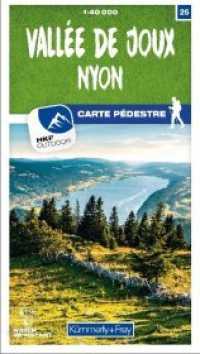 Kümmerly+Frey Karte Vallée de Joux - Nyon : 1:40000 (Kümmerly+Frey Wanderkarten 25) （2020. 20 cm）