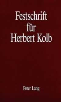 Festschrift für Herbert Kolb （Neuausg. 1989. 804 S.）