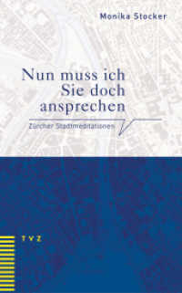 Nun muss ich Sie doch ansprechen : Zürcher Stadtmeditationen （2014. 144 S. 20 cm）