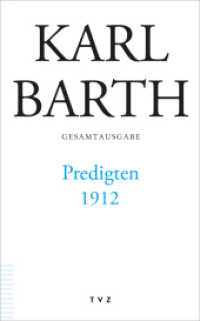 Predigten 1912 （2022. 650 S. 20 cm）