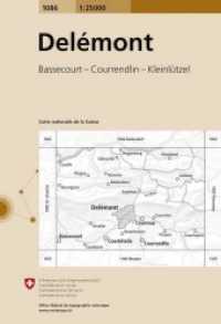 1086 Delémont : Bassecourt - Courrendlin - Kleinlützel. 1:25000 (Landeskarte 1:25 000 1086) （2019. 190 mm）
