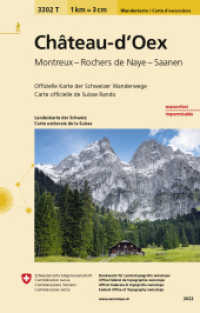 3302T Château-d'Oex Carte d'excursions : Montreux - Rochers de Naye - Saanen. 1:33333 (Wanderkarten 1:33 333) （1. Aufl. 2022. 17.5 cm）