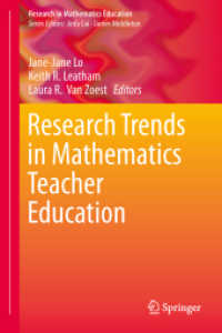 Research Trends in Mathematics Teacher Education (Research in Mathematics Education)