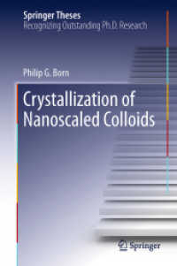 Crystallization of Nanoscaled Colloids (Springer Theses) （2013）
