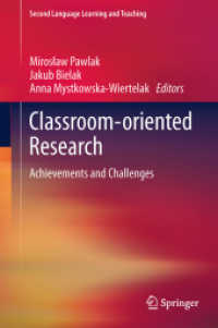 Classroom-oriented Research : Achievements and Challenges (Second Language Learning and Teaching)