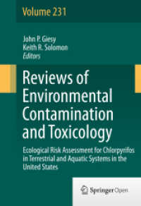 Ecological Risk Assessment for Chlorpyrifos in Terrestrial and Aquatic Systems in the United States (Reviews of Environmental Contamination and Toxicology)