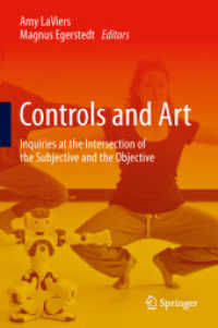 Controls and Art : Inquiries at the Intersection of the Subjective and the Objective