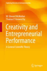 創造性と起業パフォーマンス<br>Creativity and Entrepreneurial Performance : A General Scientific Theory (Exploring Diversity in Entrepreneurship)