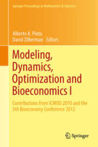 Modeling, Dynamics, Optimization and Bioeconomics I : Contributions from ICMOD 2010 and the 5th Bioeconomy Conference 2012 (Springer Proceedings in Mathematics & Statistics)