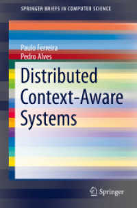 Distributed Context-Aware Systems (Springerbriefs in Computer Science)