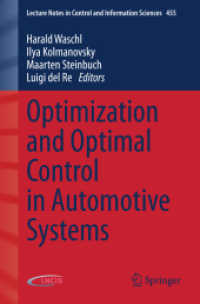 Optimization and Optimal Control in Automotive Systems (Lecture Notes in Control and Information Sciences)