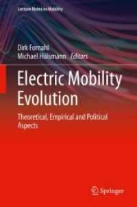 Electric Mobility Evolution : Theoretical, Empirical and Political Aspects (Lecture Notes in Mobility)