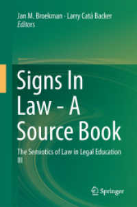 法学教育における法の記号論・３<br>Signs in Law - a Source Book : The Semiotics of Law in Legal Education III （2015）