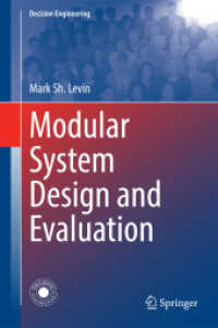 Modular System Design and Evaluation (Decision Engineering) （2015）