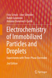 Electrochemistry of Immobilized Particles and Droplets : Experiments with Three-Phase Electrodes （2ND）