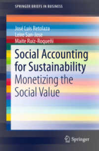 Social Accounting for Sustainability : Monetizing the Social Value (Springerbriefs in Business)