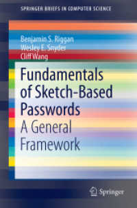 Fundamentals of Sketch-Based Passwords : A General Framework (Springerbriefs in Computer Science) （2014）