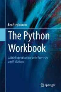 Pythonワークブック<br>Python Workbook : A Brief Introduction with Exercises and Solutions -- Hardback （2014 ed.）